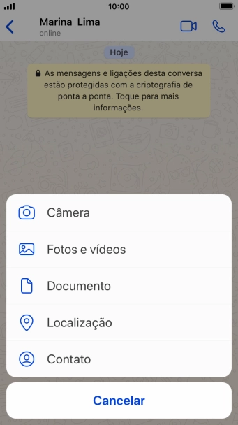 Pressione Fotos e vídeos. Pressione Fotos e vídeos.