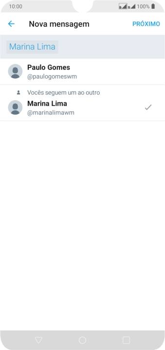 Pressione PRÓXIMO. Pressione PRÓXIMO.