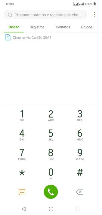 Pressione o ícone de menu. Pressione o ícone de menu.