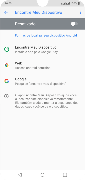 Pressione o indicador para ativar a função. Pressione o indicador para ativar a função.