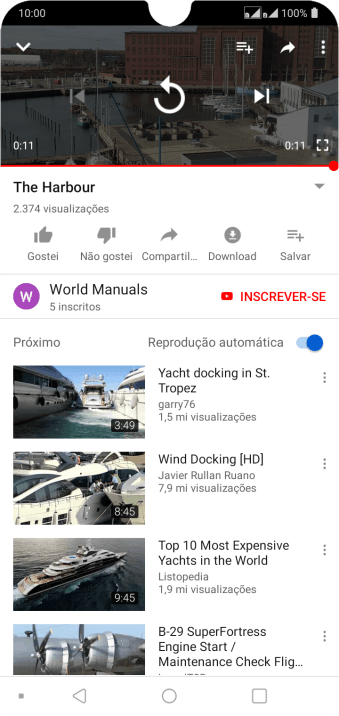 Pressione a tecla de início para finalizar e voltar à tela inicial. Pressione a tecla de início para finalizar e voltar à tela inicial.