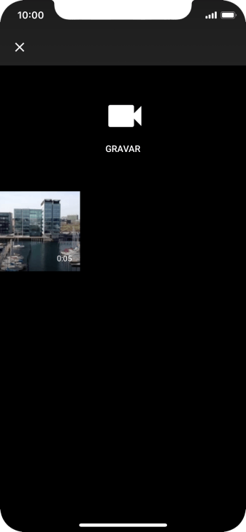 Pressione o vídeo desejado. Pressione o vídeo desejado.