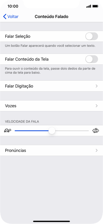 Pressione o indicador ao lado de Pressione o indicador ao lado de