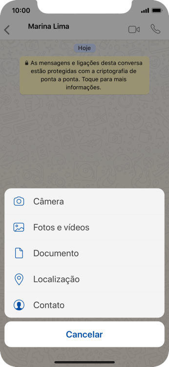 Pressione Fotos e vídeos. Pressione Fotos e vídeos.