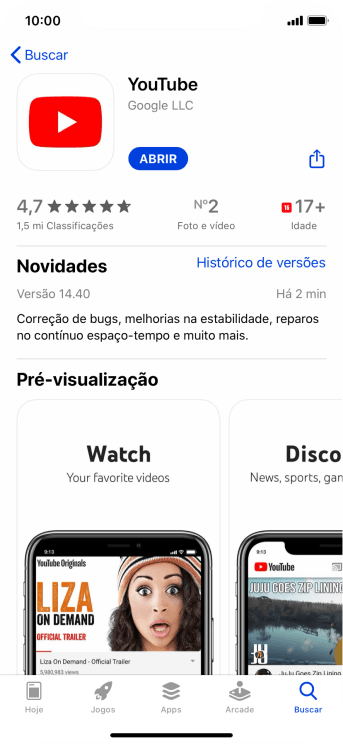 Deslize para cima a partir da parte de baixo da tela para finalizar e voltar para a tela inicial. Deslize para cima a partir da parte de baixo da tela para finalizar e voltar para a tela inicial.