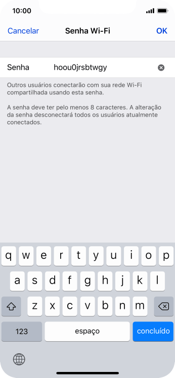 Pressione OK. Pressione OK.