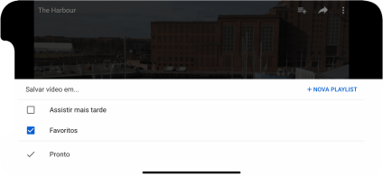 Pressione a lista de reprodução desejada. Pressione a lista de reprodução desejada.
