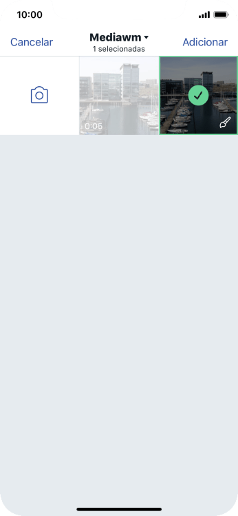 Pressione Adicionar. Pressione Adicionar.
