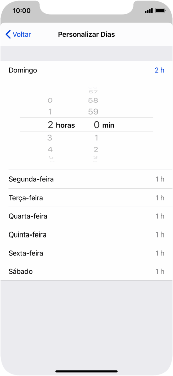 Escolha o período desejado. Escolha o período desejado.
