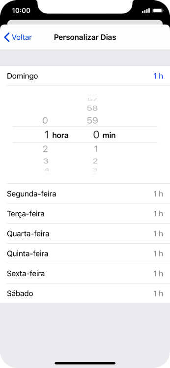 Escolha o período desejado. Escolha o período desejado.