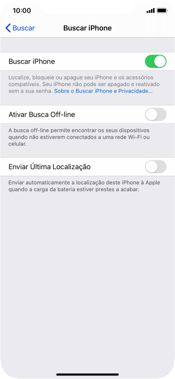 Pressione o indicador ao lado de Pressione o indicador ao lado de