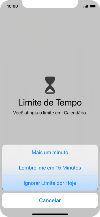 Pressione a configuração desejada. Pressione a configuração desejada.