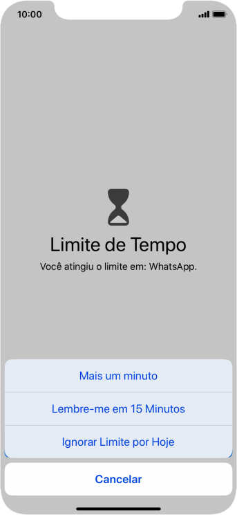 Pressione a configuração desejada. Pressione a configuração desejada.