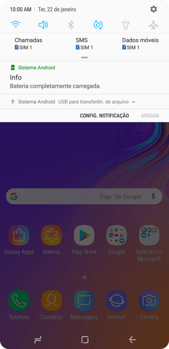 Pressione o ícone de conexão. Pressione o ícone de conexão.