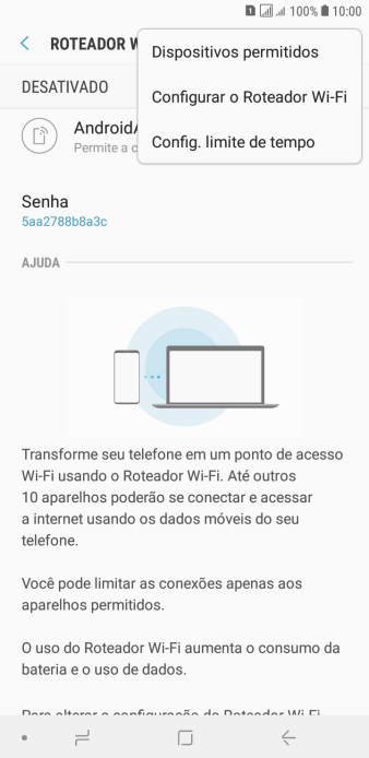 Pressione Configurar o Roteador Wi-Fi. Pressione Configurar o Roteador Wi-Fi.