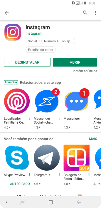 Pressione a tecla de início para finalizar e voltar à tela inicial. Pressione a tecla de início para finalizar e voltar à tela inicial.