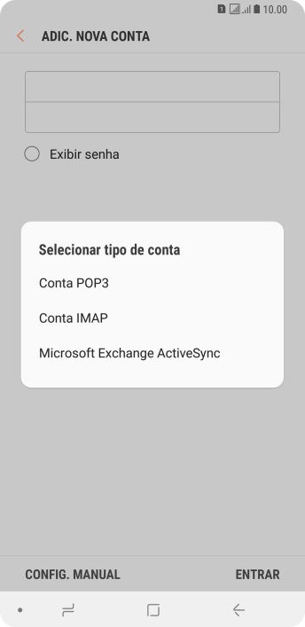 Pressione Conta IMAP. Pressione Conta IMAP.