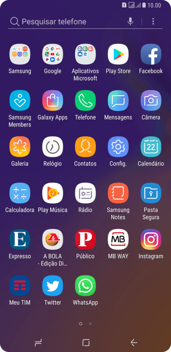 Pressione Play Store. Pressione Play Store.