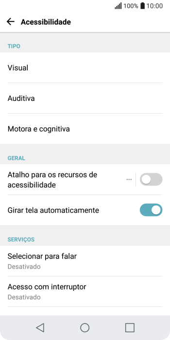 Pressione Selectionar para falar. Pressione Selectionar para falar.