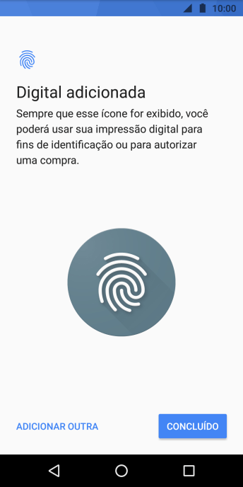 Pressione CONCLUÍDO. Pressione CONCLUÍDO.