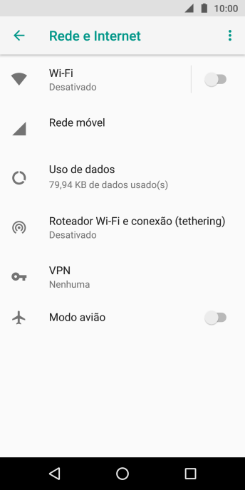 Pressione Uso de dados. Pressione Uso de dados.