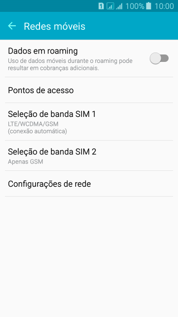 Pressione Configurações de rede. Pressione Configurações de rede.