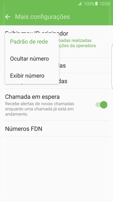 Pressione Exibir número para ativar a identificação do seu número. Pressione Exibir número para ativar a identificação do seu número.