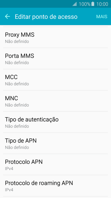 Pressione Proxy MMS. Pressione Proxy MMS.