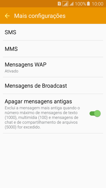 Pressione SMS. Pressione SMS.