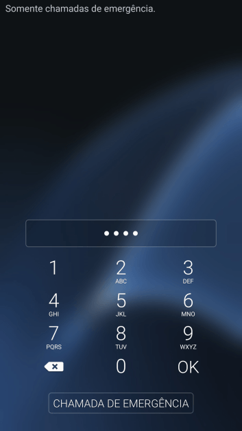 Caso seja solicitado, você deve inserir o código PIN, e pressionar OK. O código PIN padrão é 1010. Caso seja solicitado, você deve inserir o código PIN, e pressionar OK. O código PIN padrão é 1010.