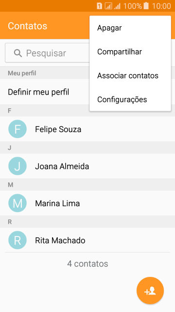 Pressione Configurações. Pressione Configurações.