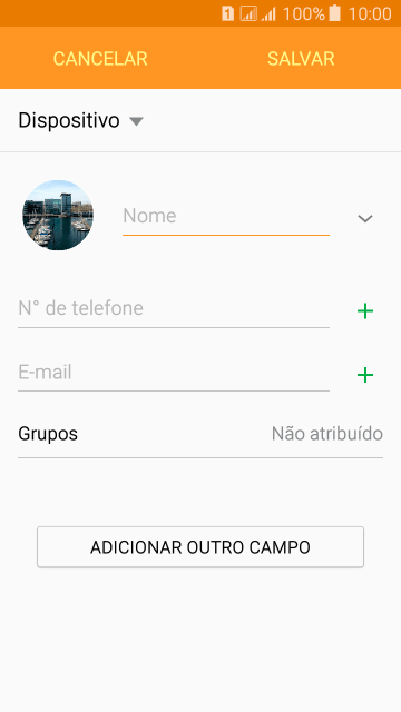 Pressione Nome, e digite o nome desejado. Pressione Nome, e digite o nome desejado.