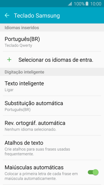 Pressione Selecionar os idiomas de entra.. Pressione Selecionar os idiomas de entra..