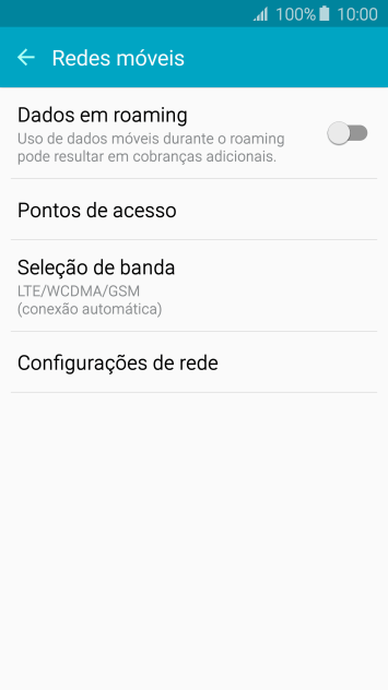 Pressione Pontos de acesso. Pressione Pontos de acesso.