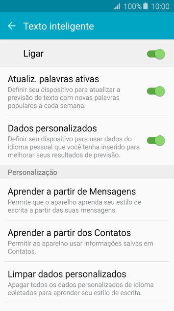 Pressione o indicador ao lado de Pressione o indicador ao lado de