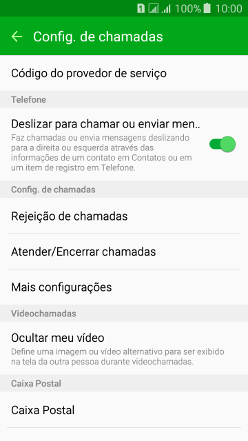 Pressione Mais configurações. Pressione Mais configurações.