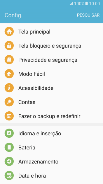 Pressione Fazer o backup e redefinir. Pressione Fazer o backup e redefinir.