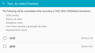 Pressione a resolução desejada. Pressione a resolução desejada.