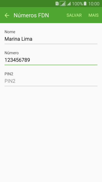 Pressione PIN2. Pressione PIN2.