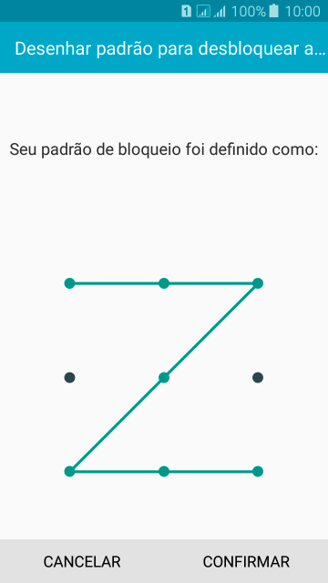 Repita o código do celular selecionado, e pressione CONFIRMAR. Repita o código do celular selecionado, e pressione CONFIRMAR.