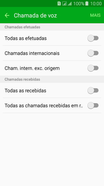 Pressione o tipo de bloqueio desejado. Pressione o tipo de bloqueio desejado.