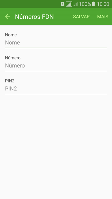 Pressione Nome, e digite o nome desejado. Pressione Nome, e digite o nome desejado.