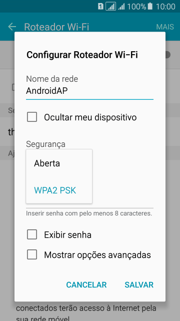 Pressione WPA2 PSK para proteger seu Roteador Wi-Fi com uma senha. Pressione WPA2 PSK para proteger seu Roteador Wi-Fi com uma senha.