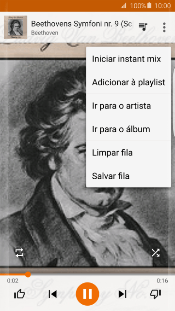 Pressione Adicionar à playlist. Pressione Adicionar à playlist.
