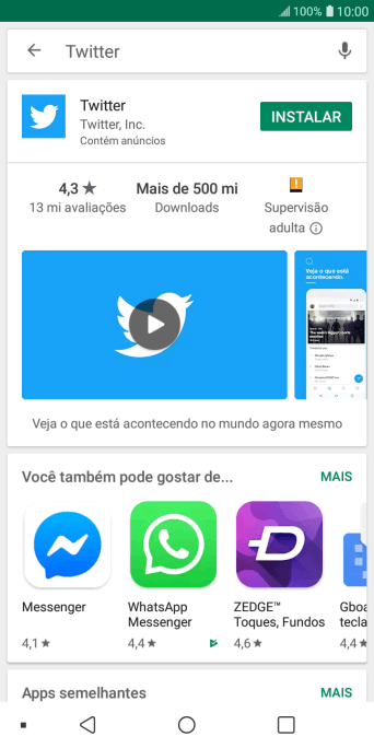Pressione Twitter. Pressione Twitter.