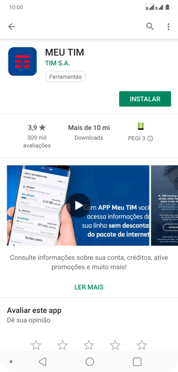 Pressione INSTALAR, e siga as indicações da tela para instalar o app. Pressione INSTALAR, e siga as indicações da tela para instalar o app.