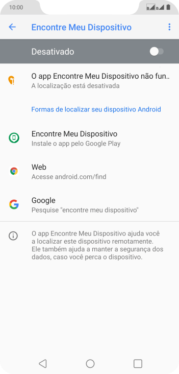 Pressione o indicador para ativar a função. Pressione o indicador para ativar a função.