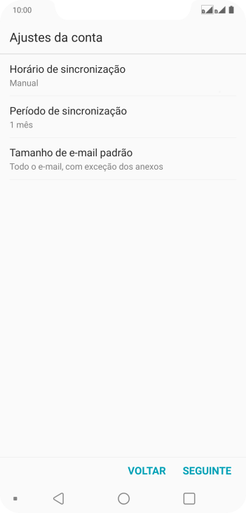 Pressione Horário de sincronização. Pressione Horário de sincronização.