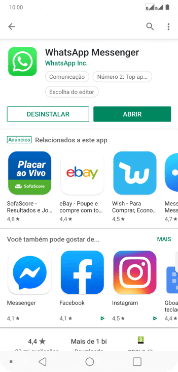 Pressione a tecla de início para voltar à tela inicial. Pressione a tecla de início para voltar à tela inicial.