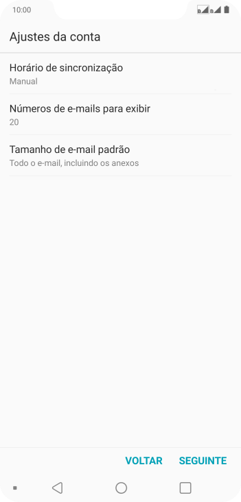 Pressione Horário de sincronização. Pressione Horário de sincronização.